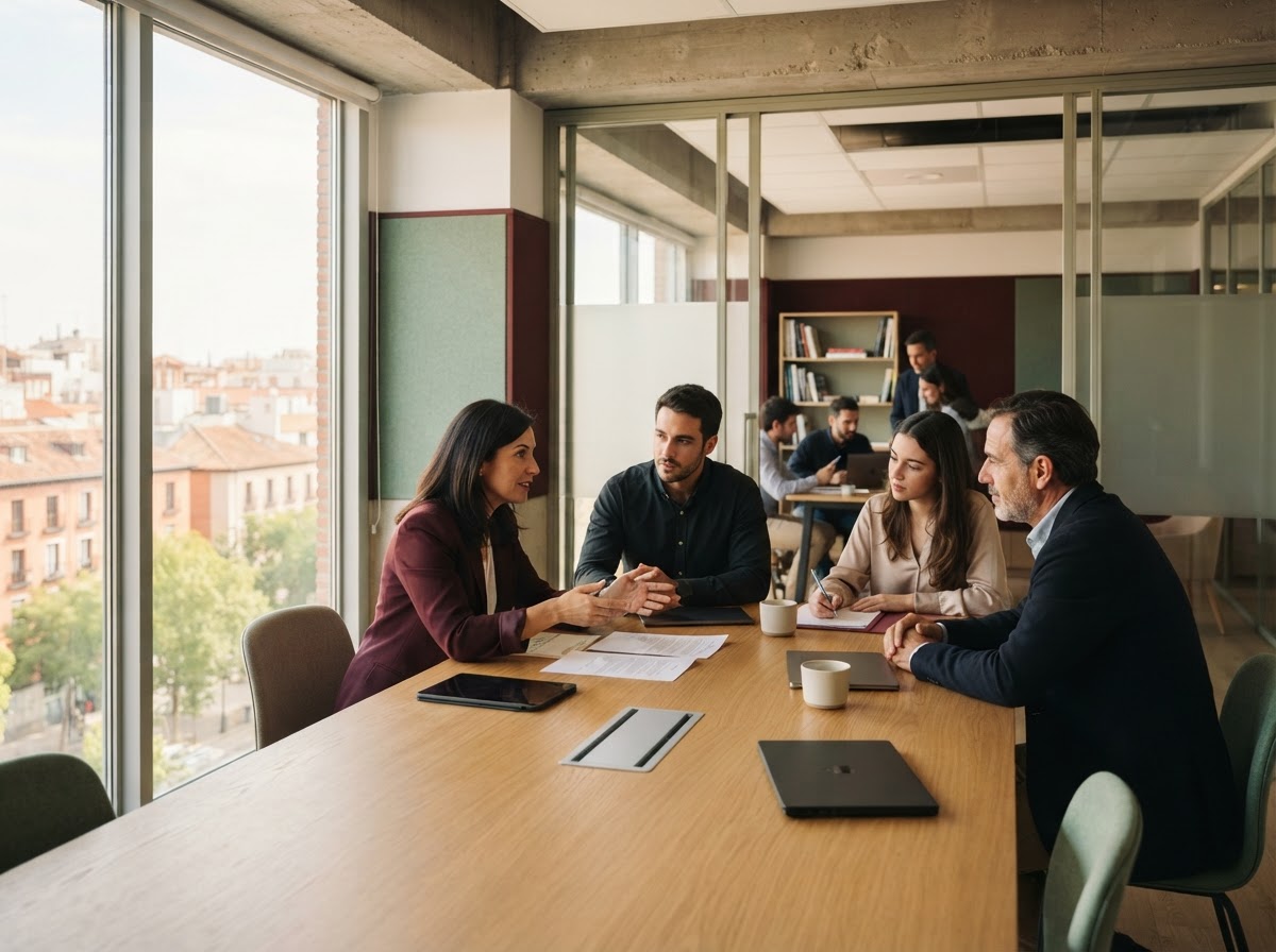 Fondal Renten: equipo de análisis financiero trabajando con modelos predictivos